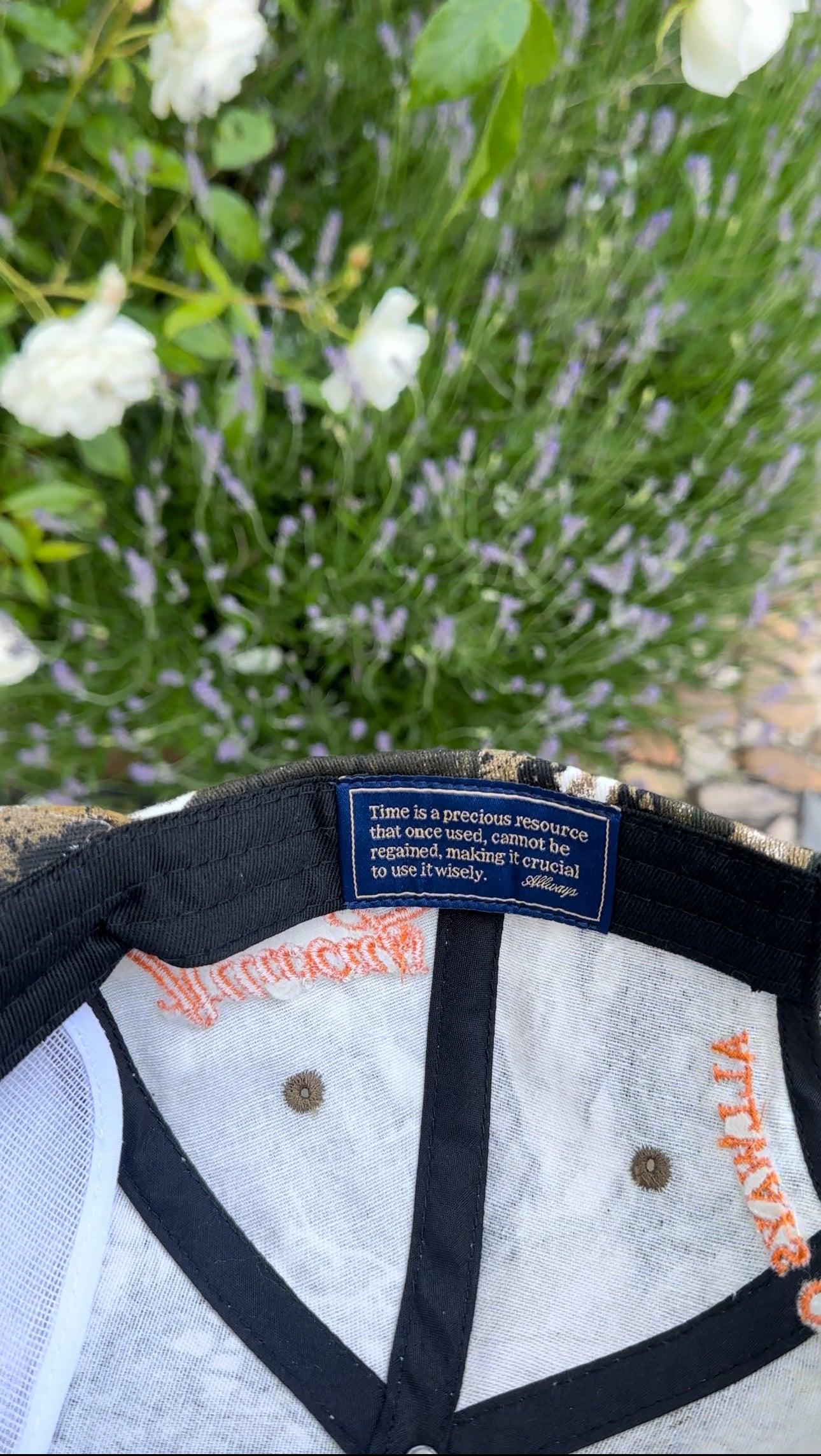 Allways Western Cap - Orange Camo