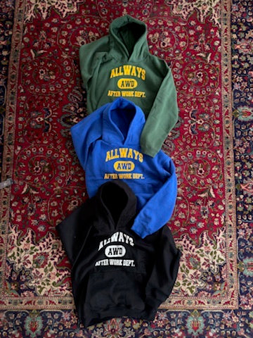 Varsity Hoodie - Jet Black
