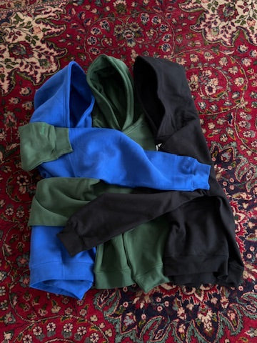 Varsity Hoodie - Jet Black