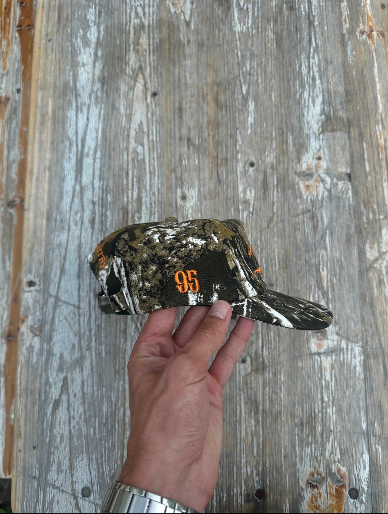 Allways Western Cap - Orange Camo