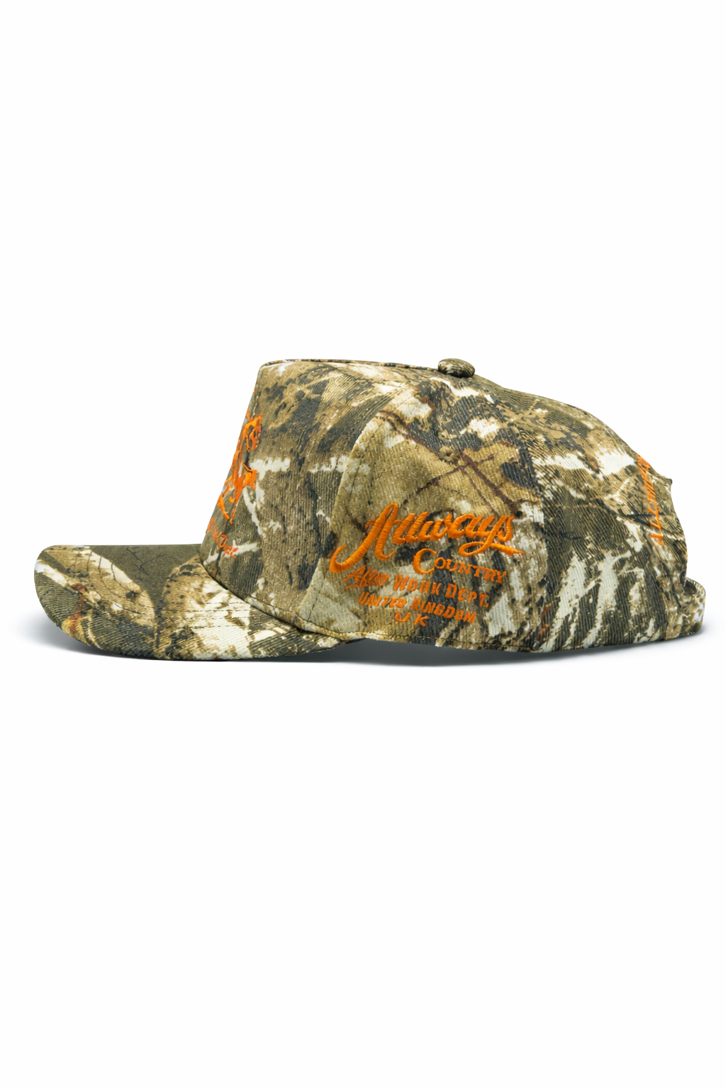 Allways Western Cap - Orange Camo