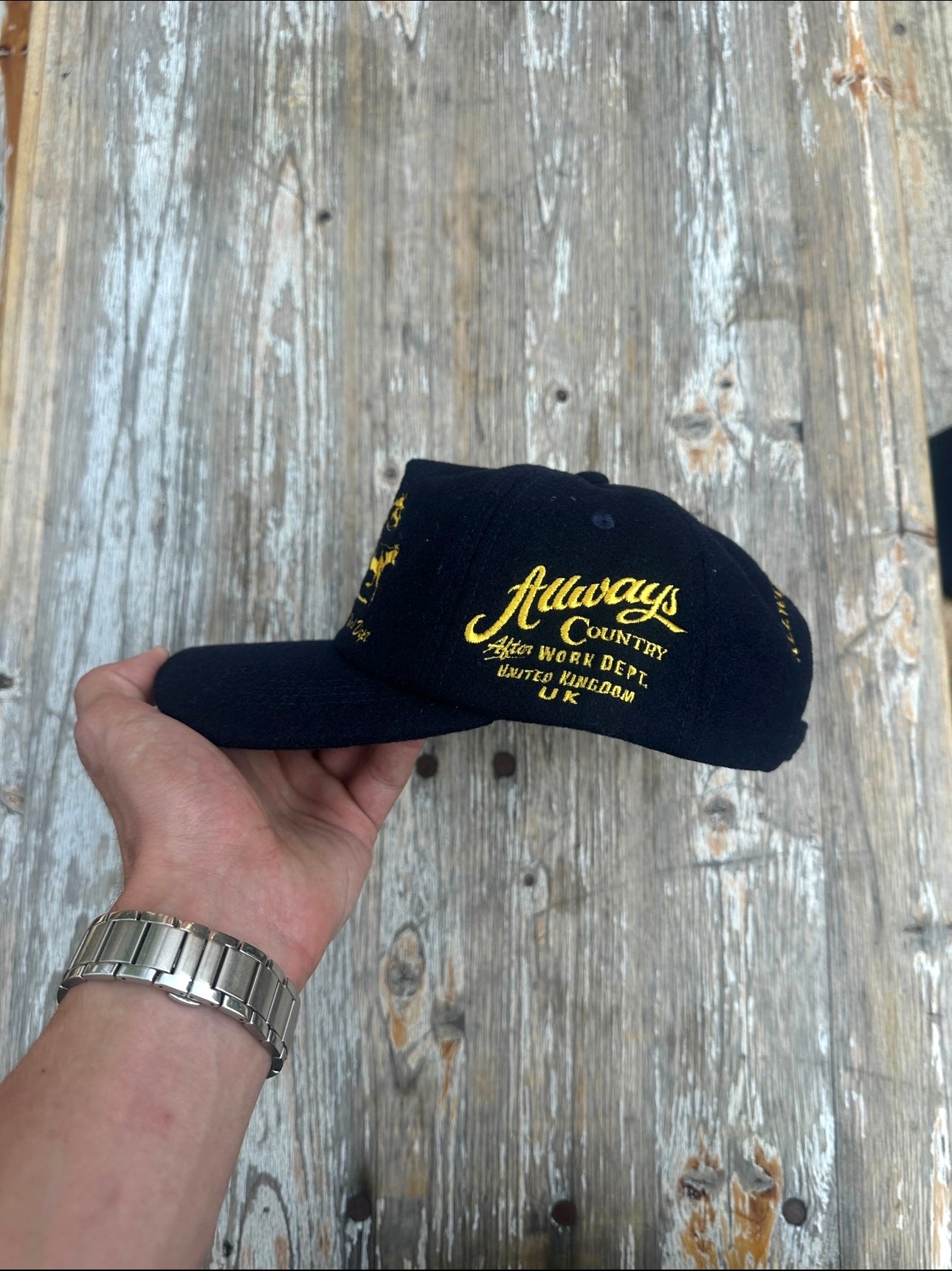 Allways Western Cap - Navy / Gold