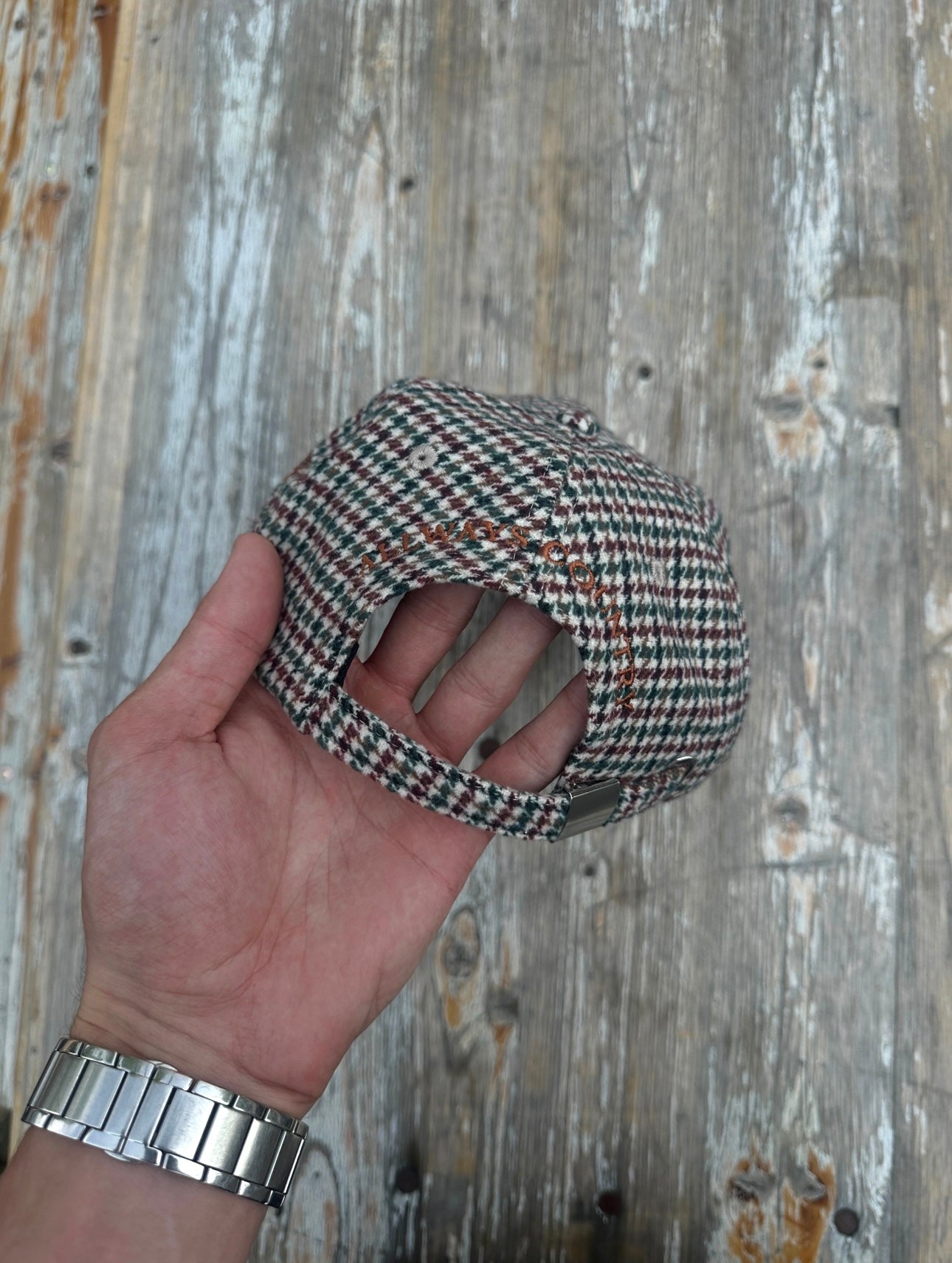 Allways Western Cap - Houndstooth