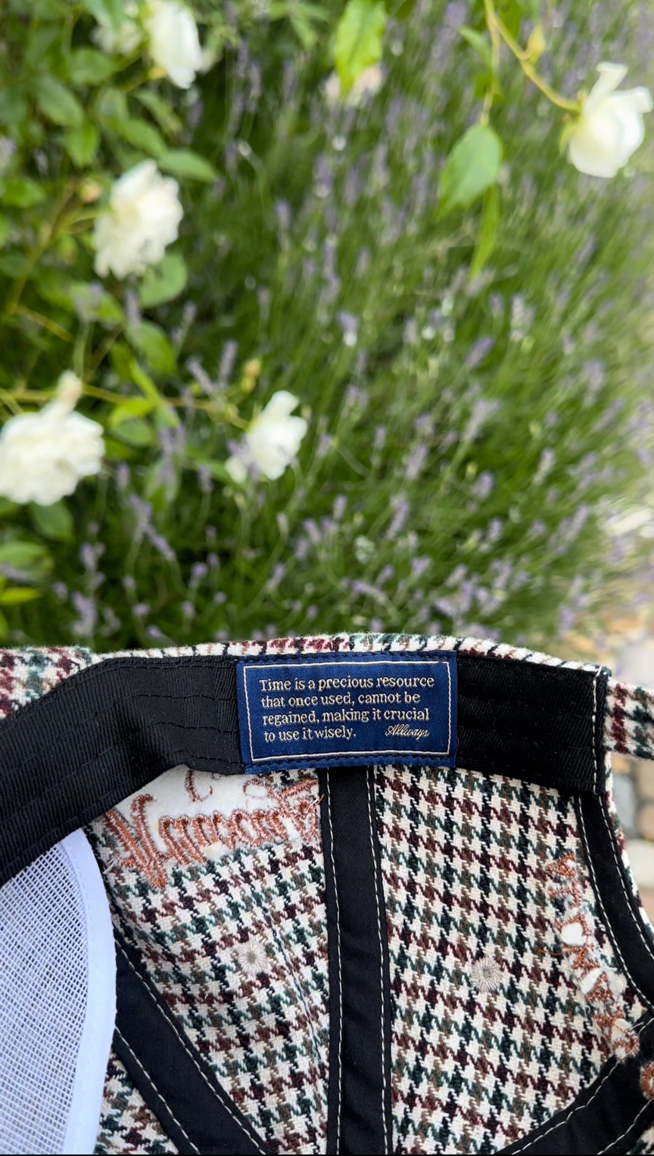 Allways Western Cap - Houndstooth