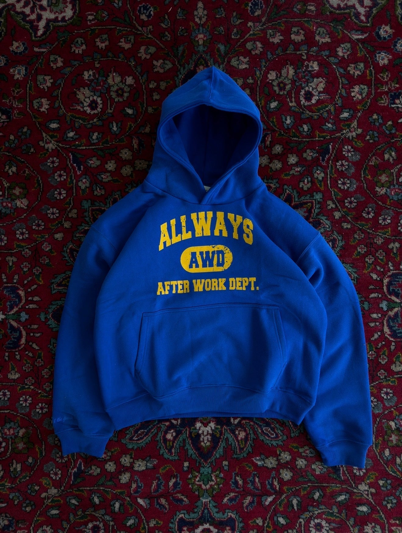 Varsity Hoodie - Cobalt Blue