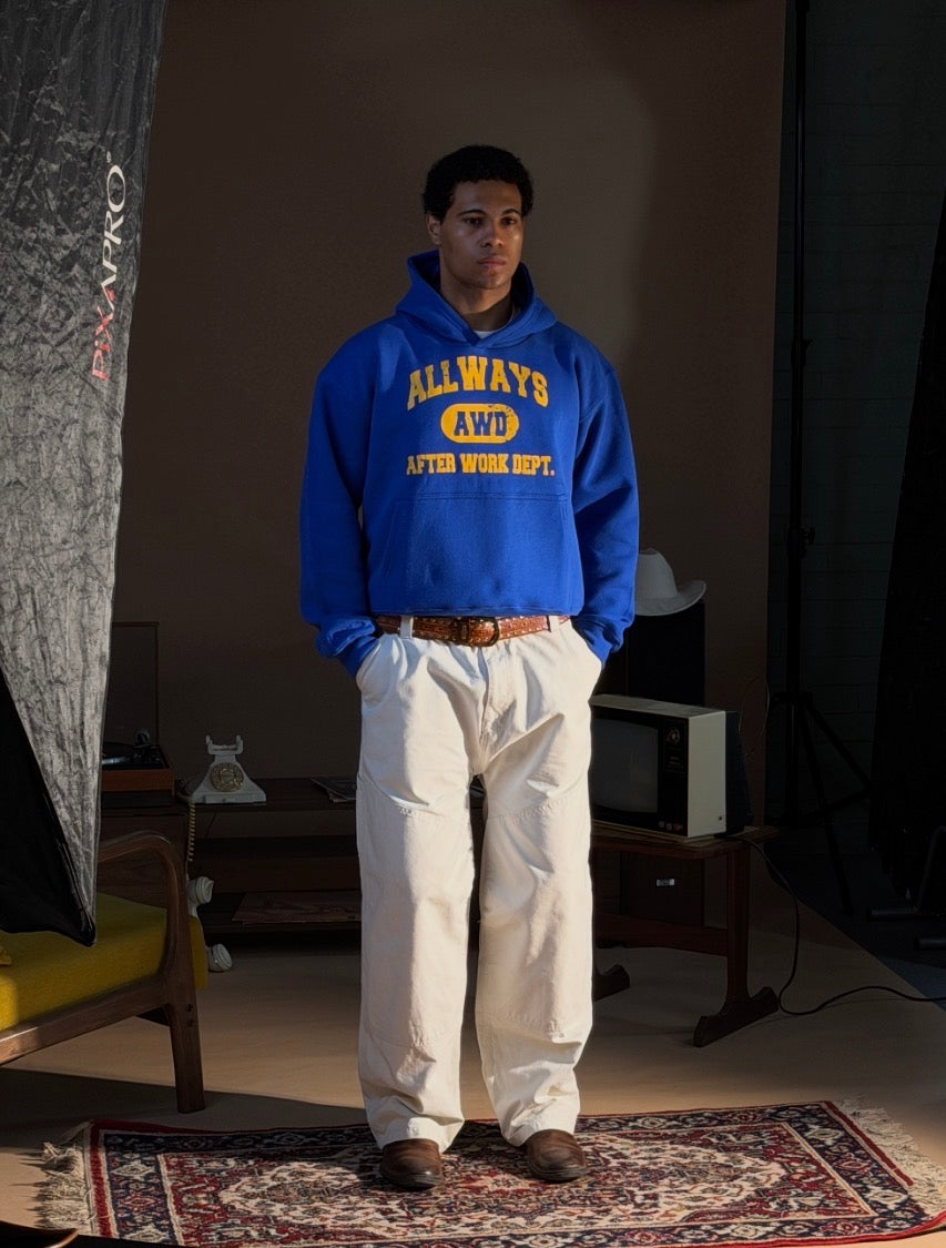 Varsity Hoodie - Cobalt Blue
