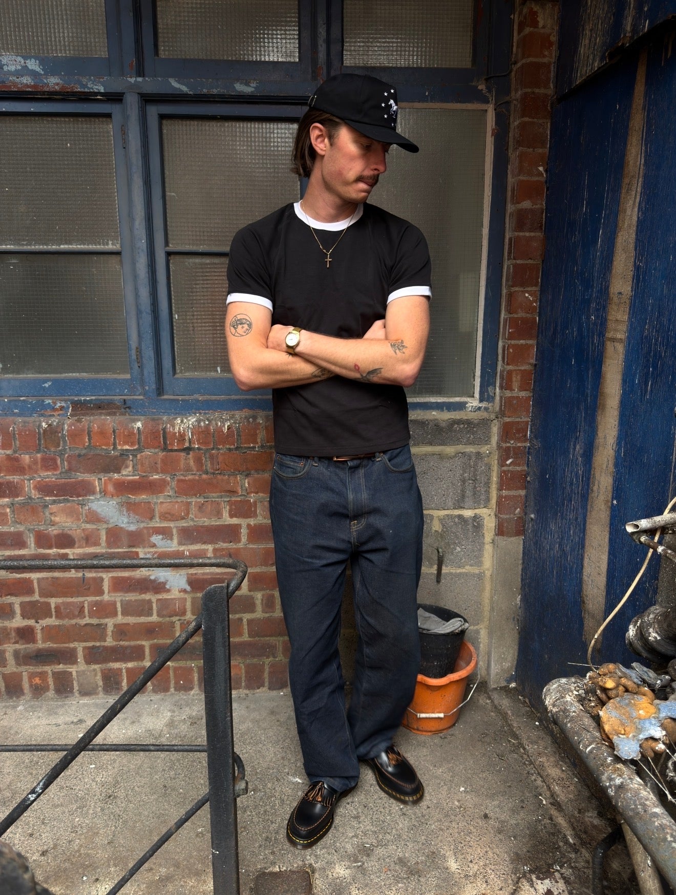 Ringer Tee - Black