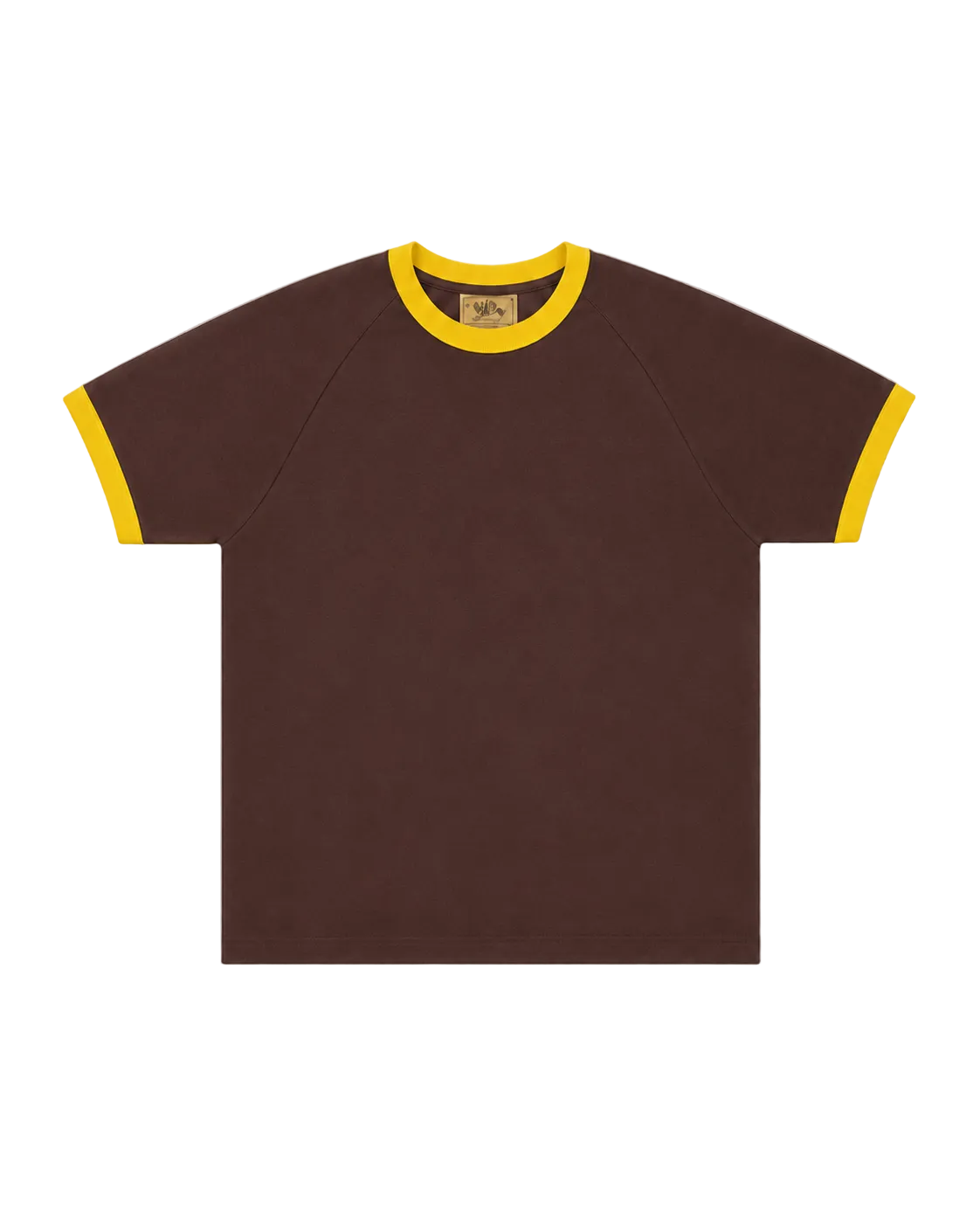 Ringer Tee -Burgandy