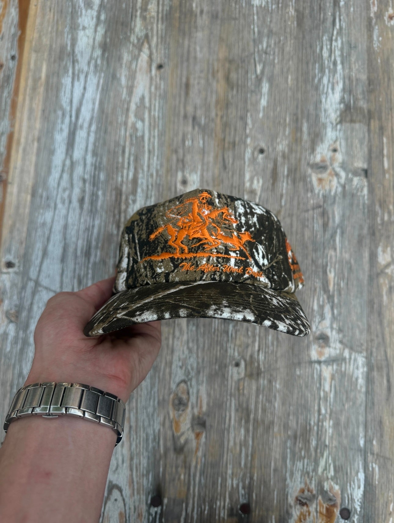 Allways Western Cap - Orange Camo