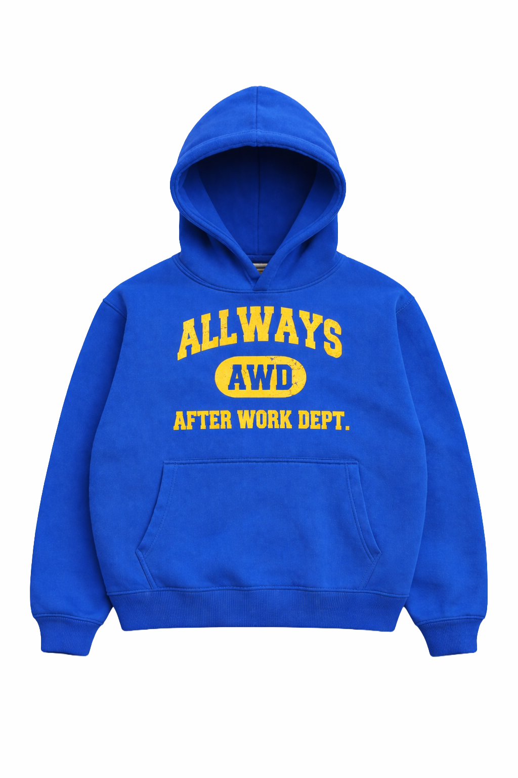 Varsity Hoodie - Cobalt Blue