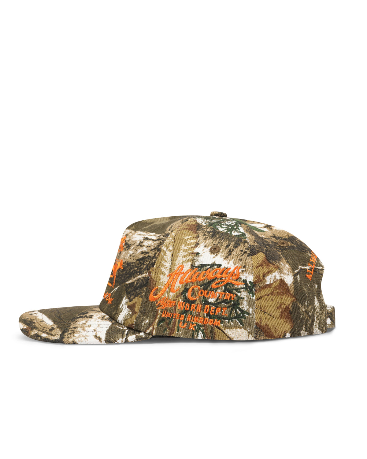 Allways Western Cap - Orange Camo