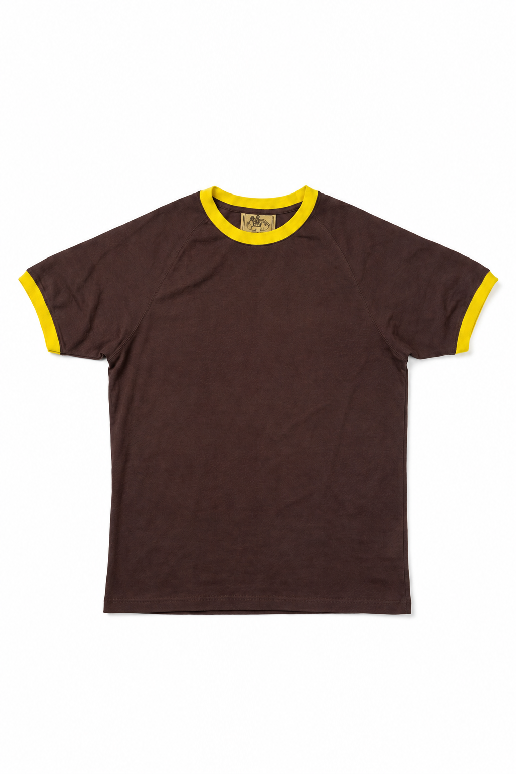 Ringer Tee -Burgandy