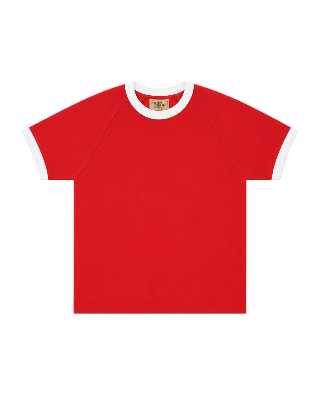 Ringer Tee -Red