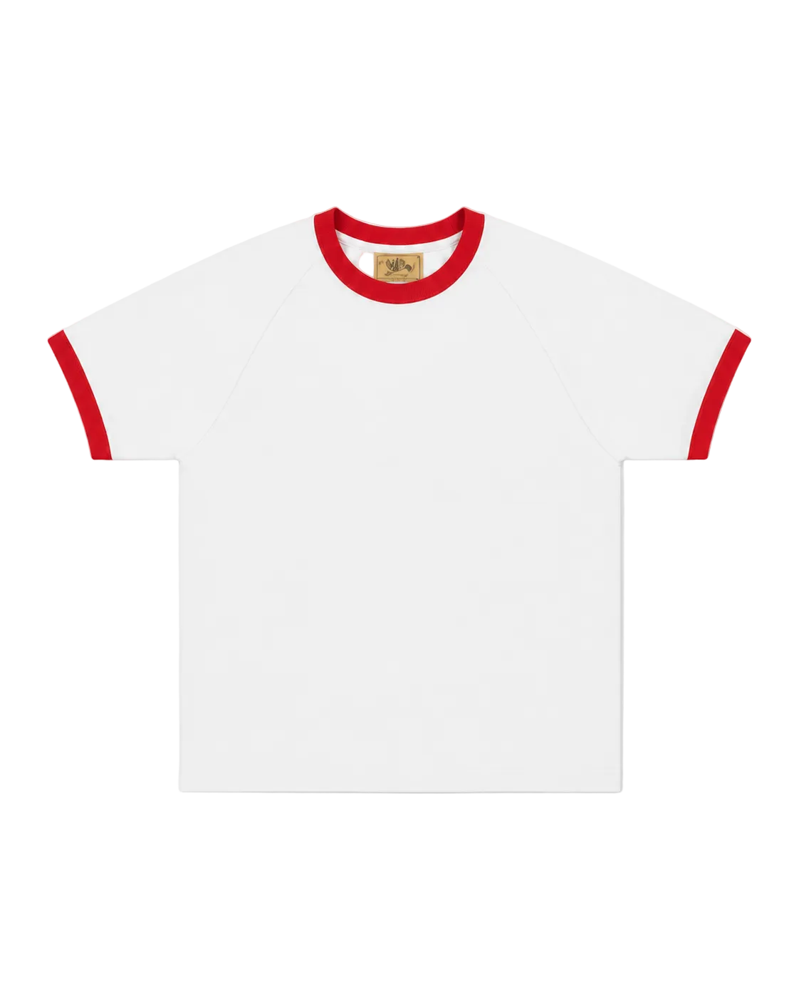 Ringer Tee - White