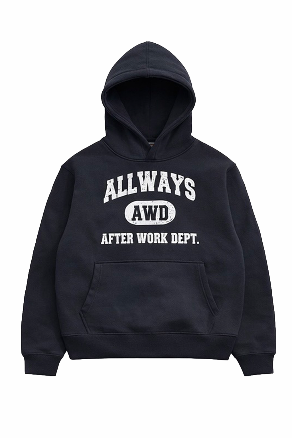 Varsity Hoodie - Jet Black